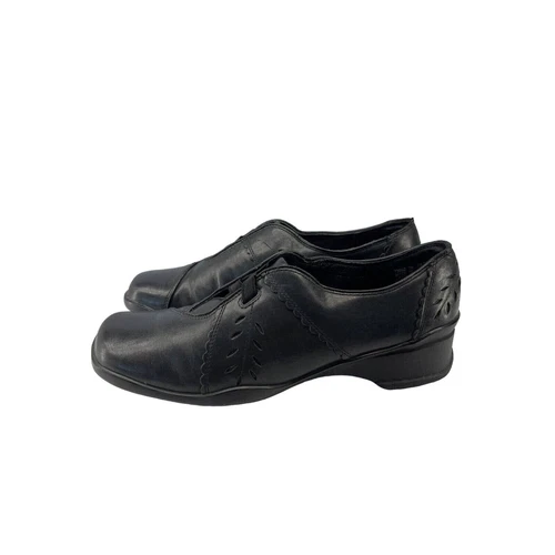 Scarpe Clarks donna 7 N nere pelle elastica elasticizzata ballerine stile 73092 ufficio