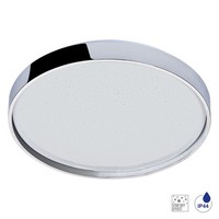 Moderne Flache Deckenleuchten 1X36W Led 4000LM 2200LM IP44 4000K Weiß Chrom