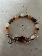 Handmade Beaded Bracelet With A Star Charm