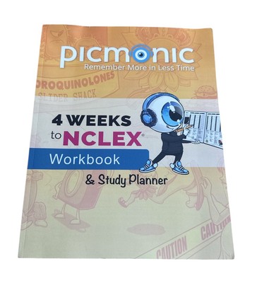 4 Weeks to NCLEX  Workbook and Study Planner: Nursing Mnemonic V