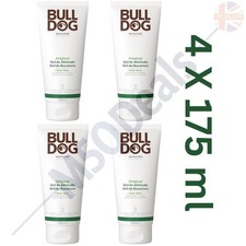 Bulldog Skincare Original Shave Gel Grooming For Men - 4 X 175 ml 22.81 per litre
