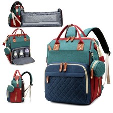 Diaper Bag, Backpack with Changing Station, Waterproof Baby Bag for Boys Gi...