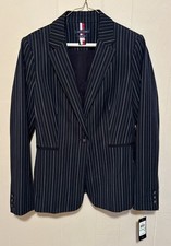 Tommy Hilfiger Women  s Striped Blazer Size 8 slim Brand New With Tags, Quality 