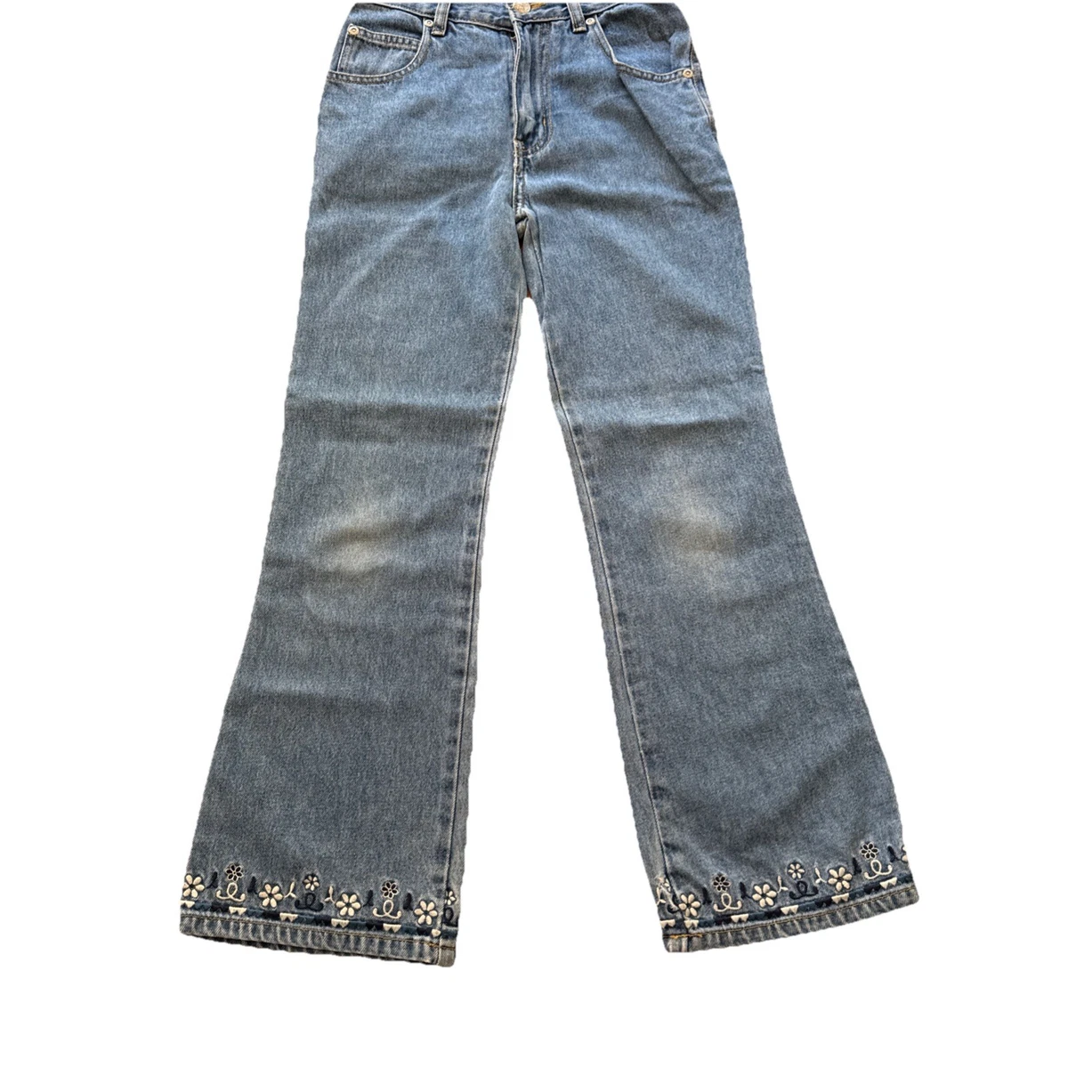 Jeans Faded Glory Taille 8 Pour Fille - Occasion Très Bon état (taches D'herbe Aux Genoux)