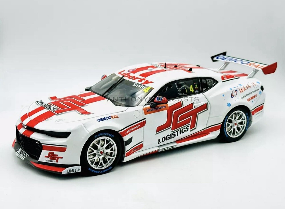 1:43 JACK SMITH #4 CHEVROLET CAMARO ZL 1 SUPERCAR 2023 MELBOURNE BIANTE