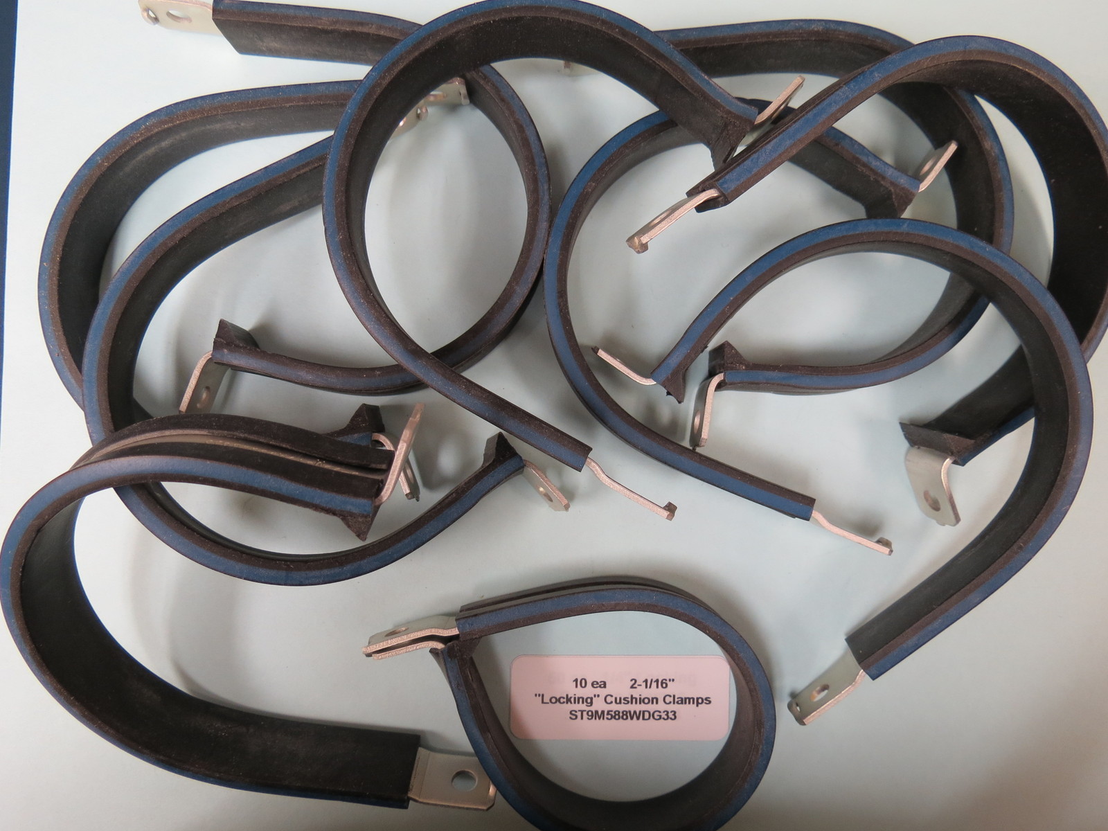 LOCKING Type 21/16” Cushion Loop Clamps Aircraft Adel Umpco J.M. (10