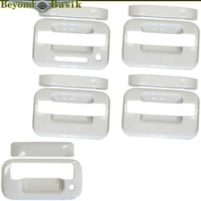 2004-2014 Ford F150 4 Door Handle COVERS W/KP No PSK+Tailgate Z1 YZ OXFORD WHITE