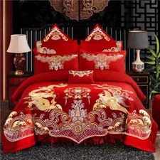 Wedding 4piece Set Bedding Wedding Set Quilt Embroidered Bedding Bed Sheets