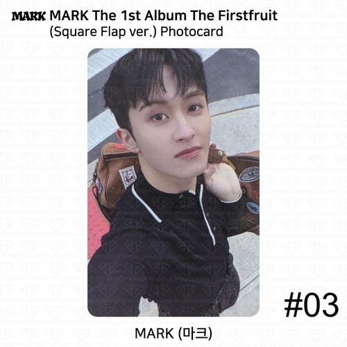Tarjeta fotográfica oficial MARK NCT The 1st Album The Firstfruit Photobook solapa cuadrada - Imagen 25 de 36