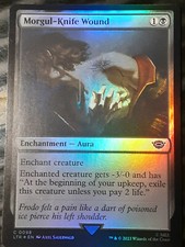 Morgul Knife Wound FOIL , Lord of the Rings , Near M, MTG , FREE SHIPPING