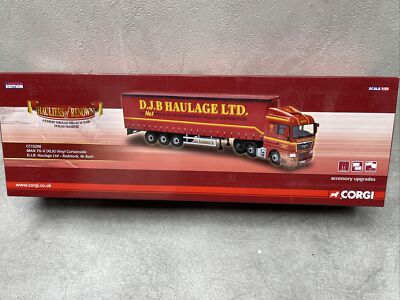 Corgi Moderncc15206 Man Tgx(xlx) Vinyl Curtain DJB Haulage Bath 