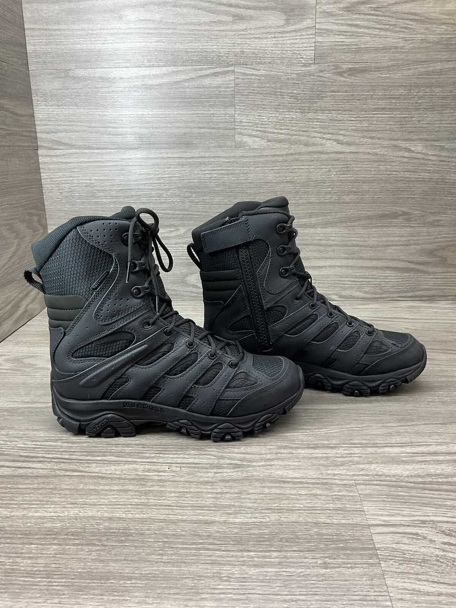 Merrell J004109W Men's Moab 3 Tactical 8 in. Waterproof, Black