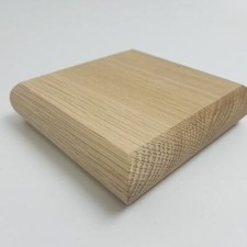 Flat Newel Cap for 90mm post Oak/Pine