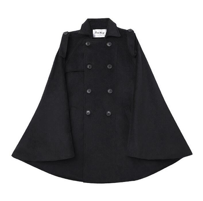 mens double breasted cloak