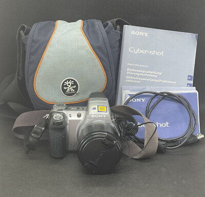 Sony Cyber-Shot DSC-H5 DigitalKamera - 7.2 MP 12x Zoom - guter Zustand 