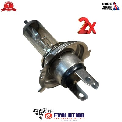 2x Rallye Sport Halogen Scheinwerfer Birne H4 12V 100/80W P43t Top Qualität Maretti