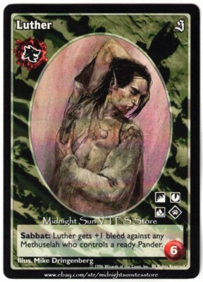 Luther Gangrel Antitribu The Sabbat V:TES VTES Vampire CCG