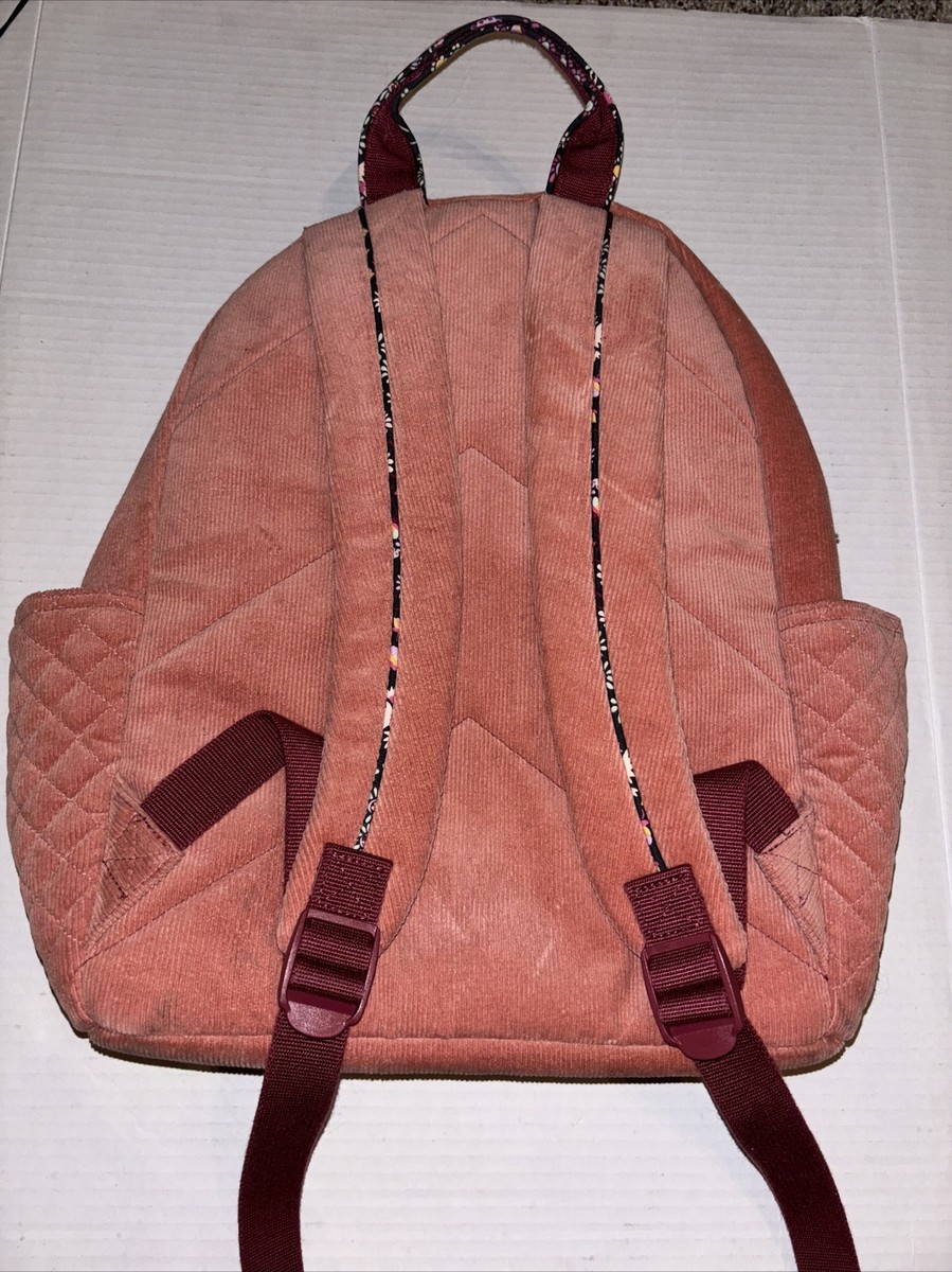 Vera Bradley VBU Backpack Blush Fig Corduroy for sale online  display picture 2