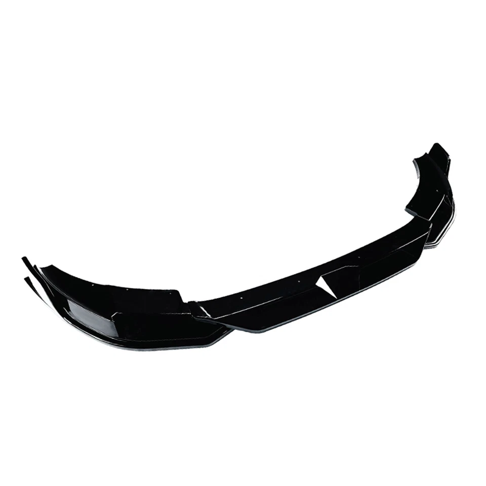 1Set Front Bumper Spoiler Lip Kit For BMW F97 X3M F98 X4M 2022-2024 Gloss Black Foto 4 de 4