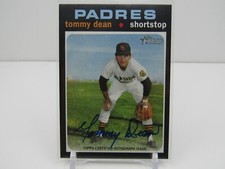 TOMMY DEAN 2020 TOPPS HERITAGE REAL ONE AUTOGRAPH AUTO- PADRES!!