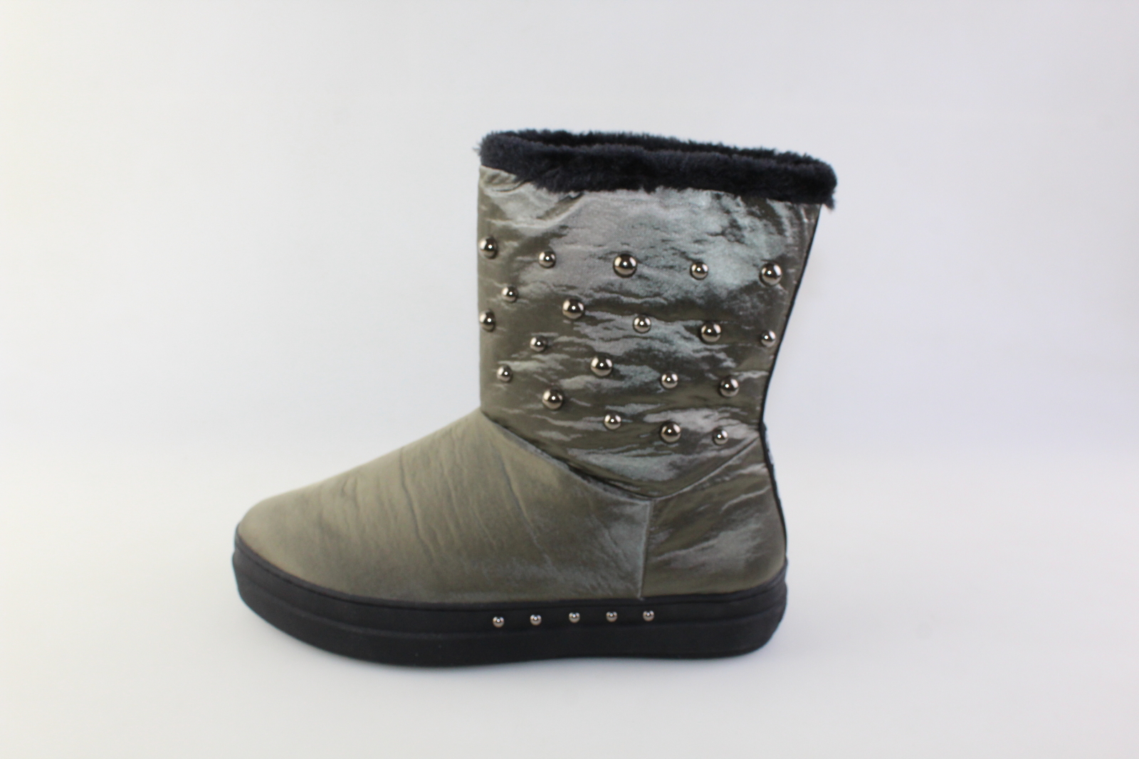 zapatos mujer RUCOLINE 39 EU botines verde textil tachuelas DH433