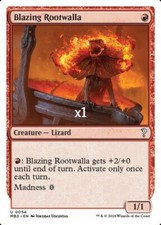 MTG White Border Mystery Booster 2 MB2 Blazing Rootwalla MINT