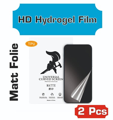 2x DISPLAYSCHUTZFOLIE MATT HYDROGEL FOLIE FÜR SAMSUNG A55 5G S21 S22 S23+ ULTRA