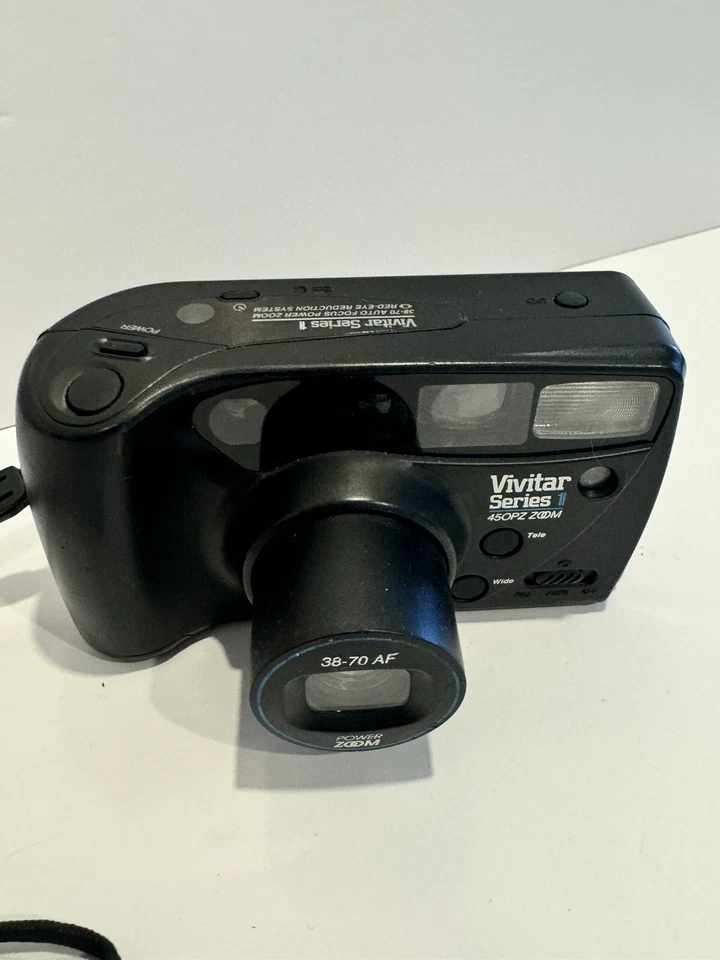 Vivitar Point & Shoot Camera 450PZ Zoom Series 1 AF 38-70mm Tested - Image 2 of 4