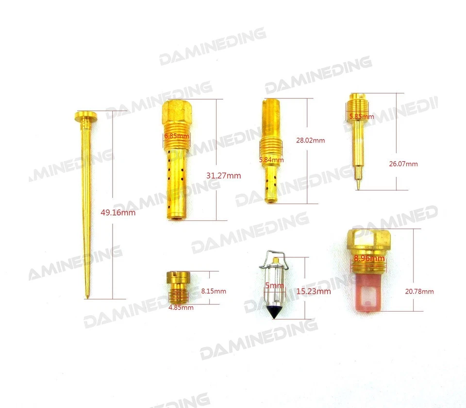 Deluxe CARBURETOR CARB REPAIR REBUILD KIT 84 85 86 87 GL1200 GL 1200 float - Image 2 of 4