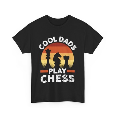 Father's Day | Chess Player | Retro Cool Dads Play Chess T-Shirt