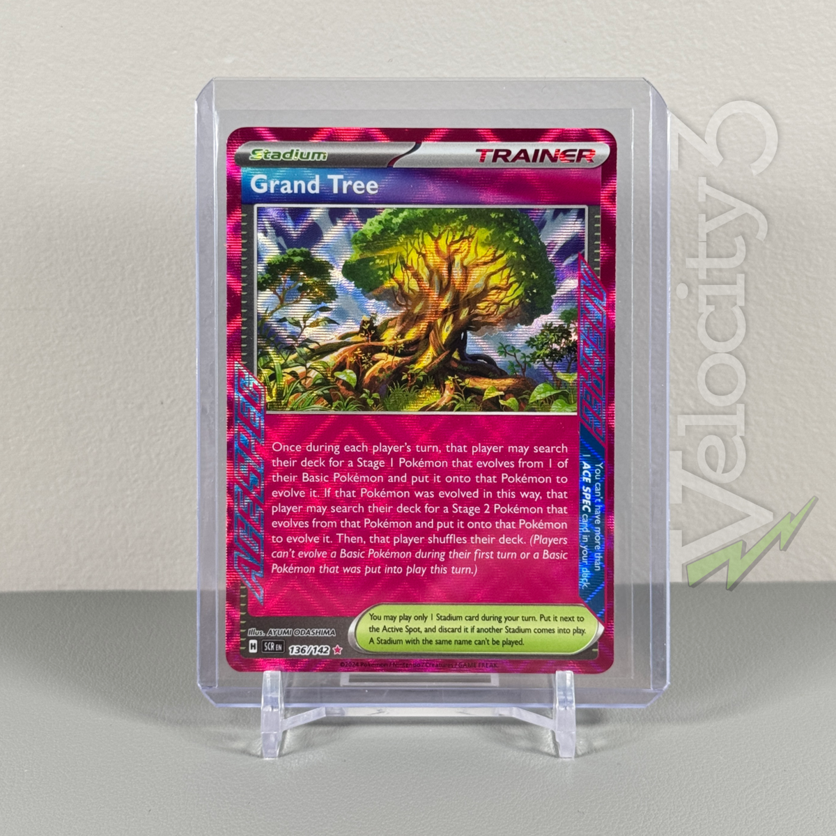 Pokemon TCG Stadium Card - GRAND TREE 136/142 Ace Spec Rare