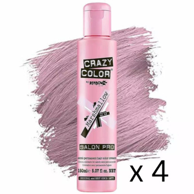 Crazy Color Salon Pro 64   Marshmallow - 150ml / 5oz - Pack of 4