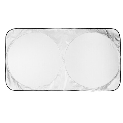 New Auto Spring Windshield Sun Shade 26.5'' x 55'' Universal for Cars Trucks SUVS