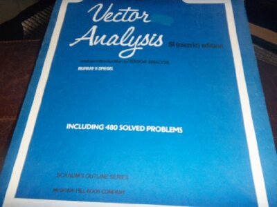 Vector Analysis (Schaum's Outline) by SPIEGEL 0070843783 FREE Shipping