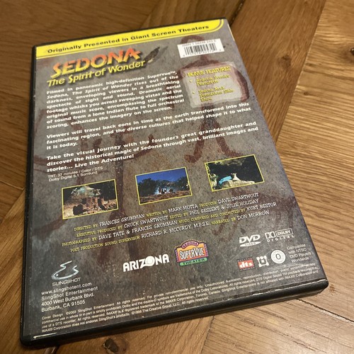 Sedona the spirit of wonder DVD region free USA ARIZONA CINEMA DOCUMENTARY - Picture 4 of 14