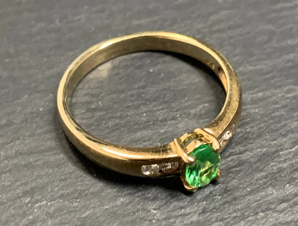 Tsavorit-Goldring Juwelo - Bild 2 von 4