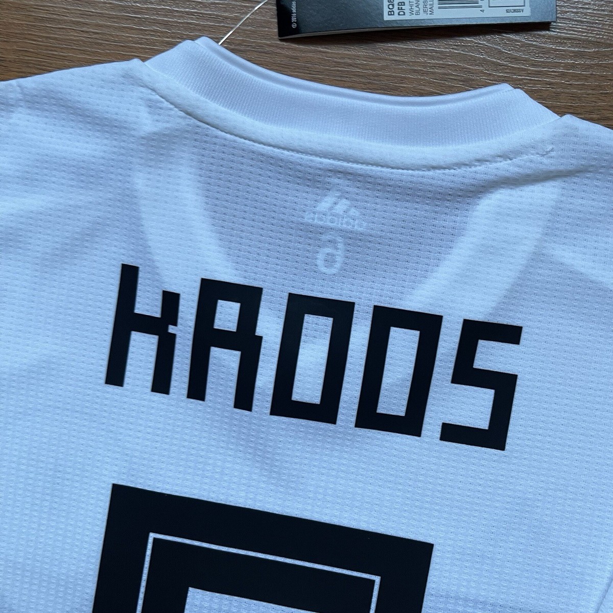 GERMANY ADIDAS 2018 WORLD CUP FOOTBALL HOME JERSEY #8 KROOS