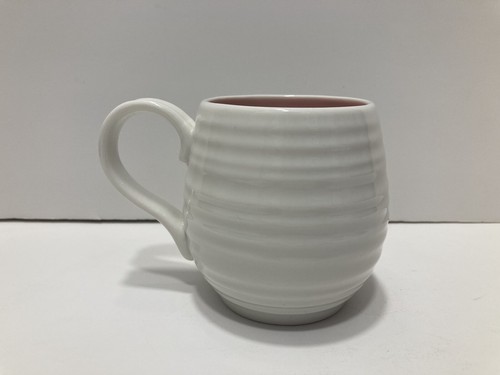 Sophie Conran For Portmeirion - Honey Pot Mug - White with Pink Interior - Picture 4 of 8