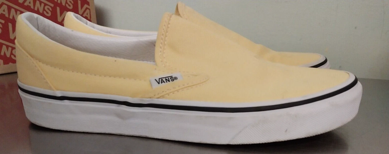 Sneakers Vans Classic Slip On Canvas Uomo e Donna Gol Haze True White