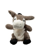 Esel Rucksack Kinder Tasche Kuscheltier Plüsch Tier Kindergarten Grau Weiß