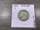 1935 S Washington 90% Silver Quarter Key Date from San Francisco Mint 092324 79i