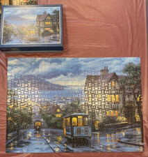 Lang 1000 piece jigsaw puzzle, An Evening Journey, complete