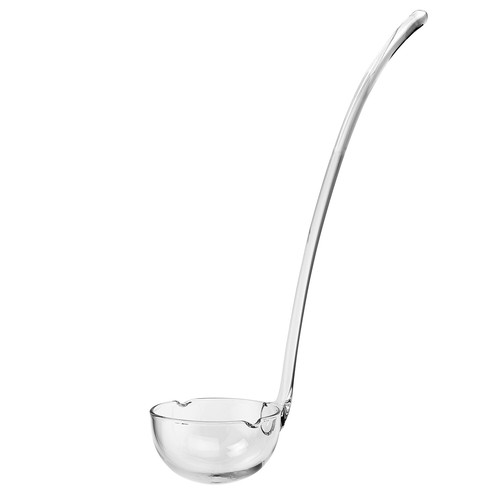 Mouth Blown Lead Free Crystal Gravy Dressing Or Punch Ladle - 第 1/5 張圖片