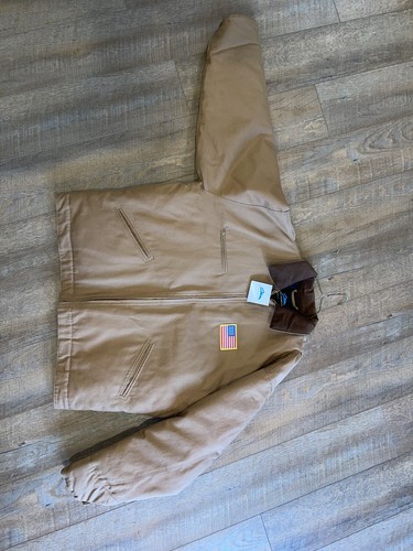 Chaqueta de trabajo de lona para hombre Tri-Mountain Pathfinder 4800 algodón varios bolsillos XL NUEVA CON ETIQUETAS - Imagen 4 de 19