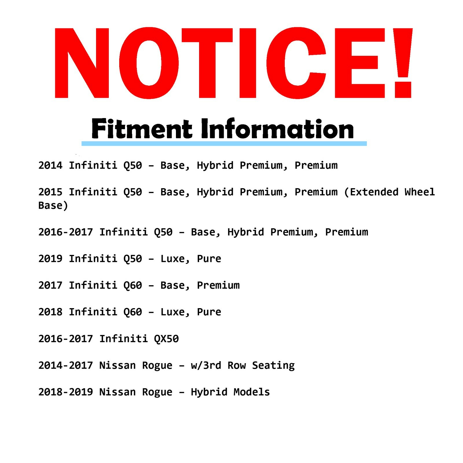 Front Ceramic Brake Pads + Hardware for 2015 2016 2017 Infiniti Q50 Nissan Rogue eBay