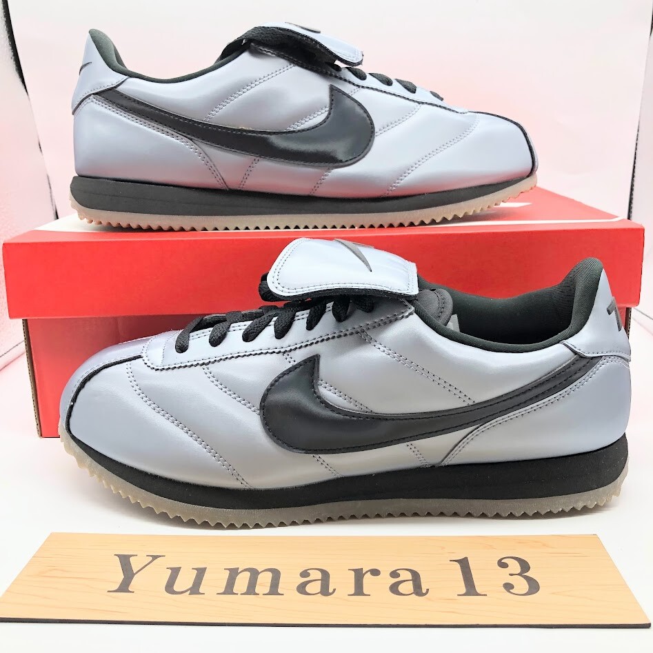 Nike Cortez Leather SE Metallic Cool Grey Black HQ3490-099 Nike Cortez Leather SE Metallic Cool Grey Black HQ3490-099