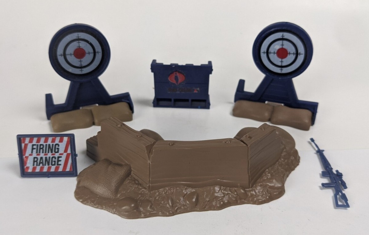 1985 Hasbro Gijoe Battlefield Accesories Cobra Rifle Range Unit #6