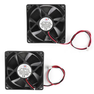 DC Brushless Cooler Ventilator Geh?usel¨¹ft 12V/24V 8025s 80x80x25mm 0.15A 2Pin