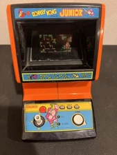 Vintage Donkey Kong Junior Jr COLECO Tabletop Mini Arcade Video Game TESTED WORK