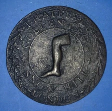 1795 HATFIELD's GOLDEN LEGG (SNOW HILL, LONDON) MIDDLESEX No. 323 - *99976887 🌈